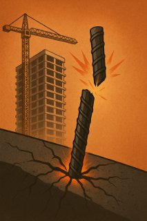 ساختمان ها و خطر میلگرد تقلبی